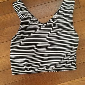 Albion Fit crop swim top XS